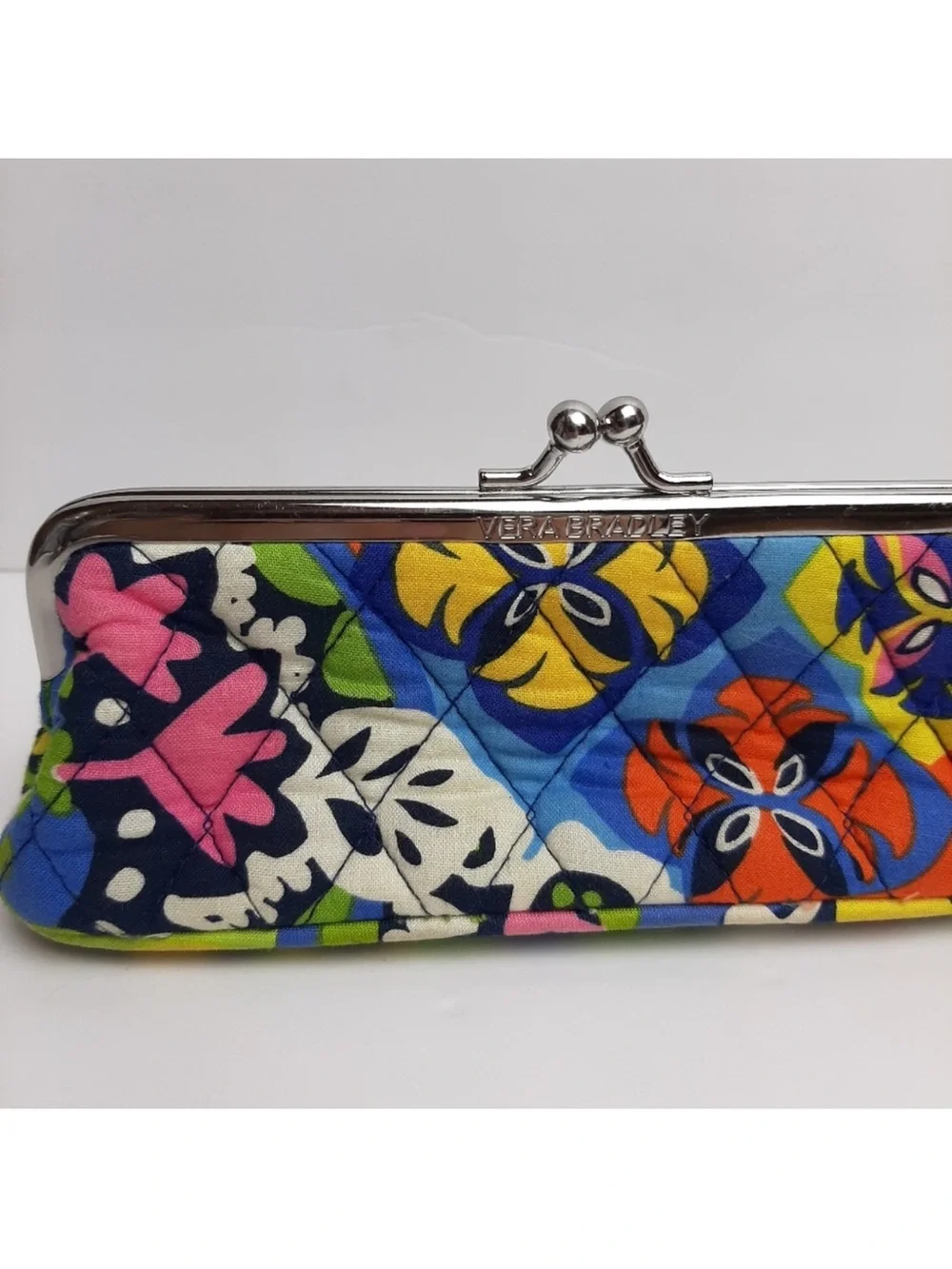 Vera Bradley Slim Case Set Zippered Kisslock